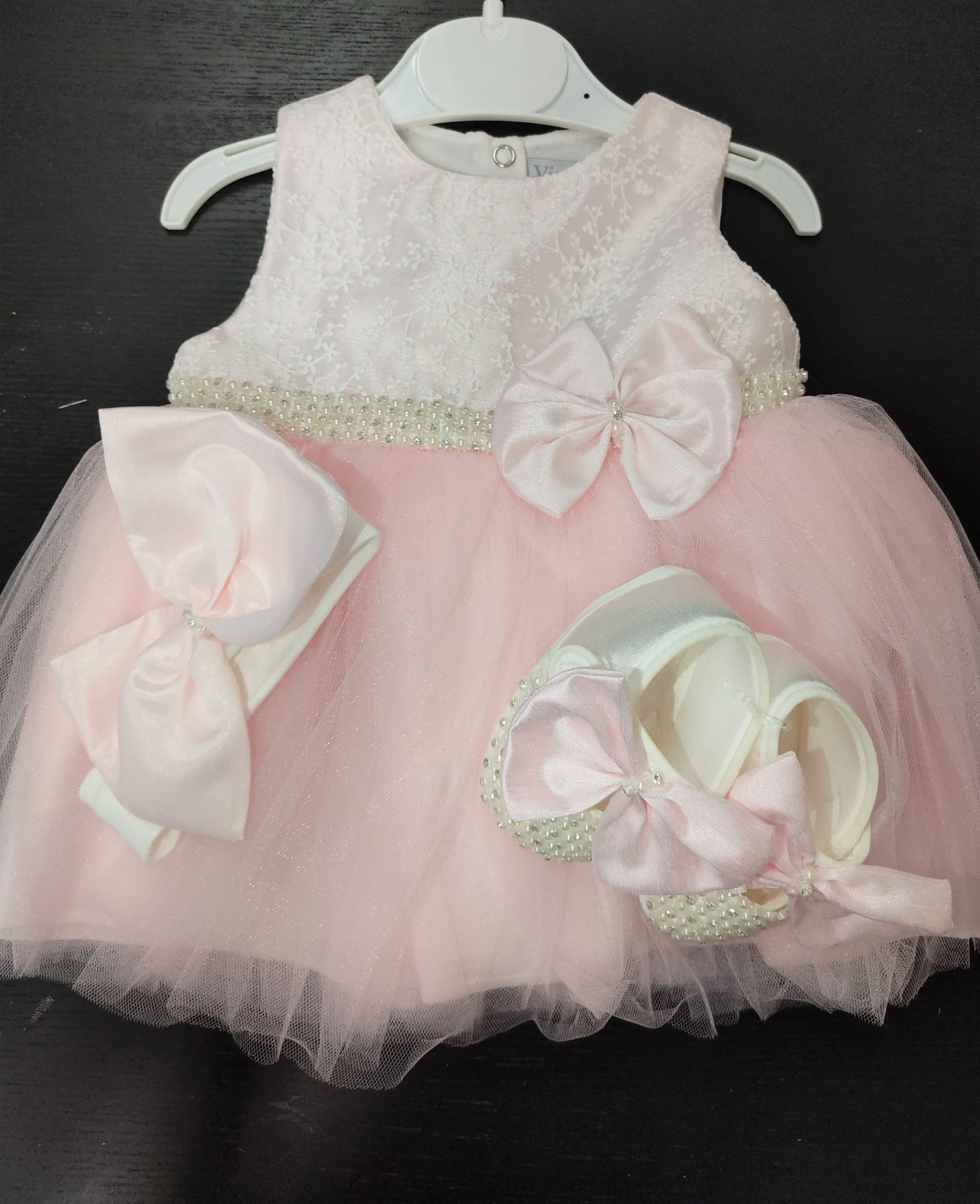 Guess Girls Lace Dress in White