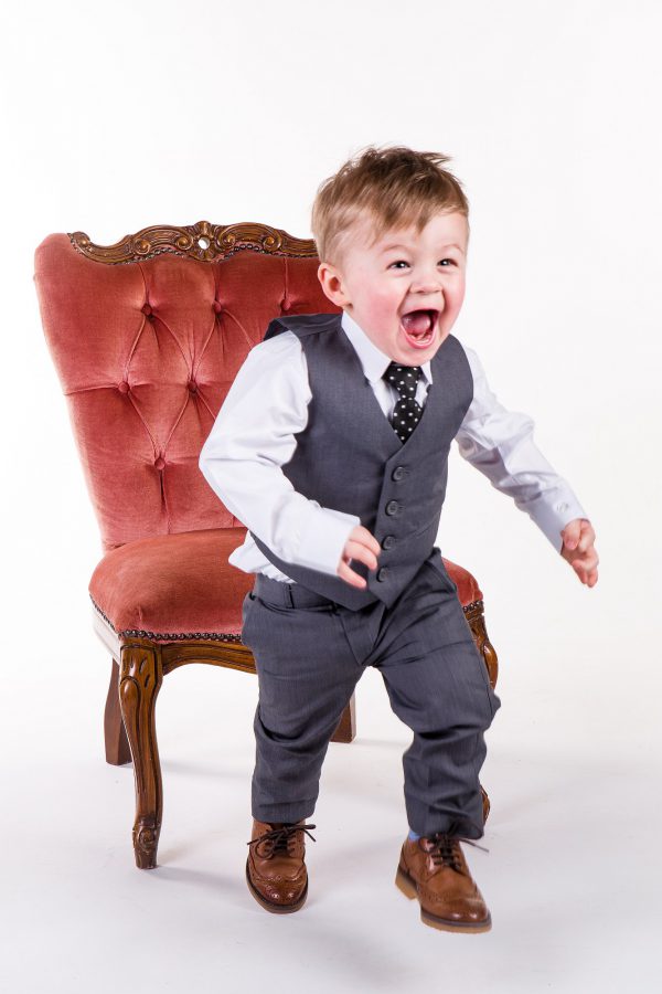 Boys grey clearance waistcoat suit