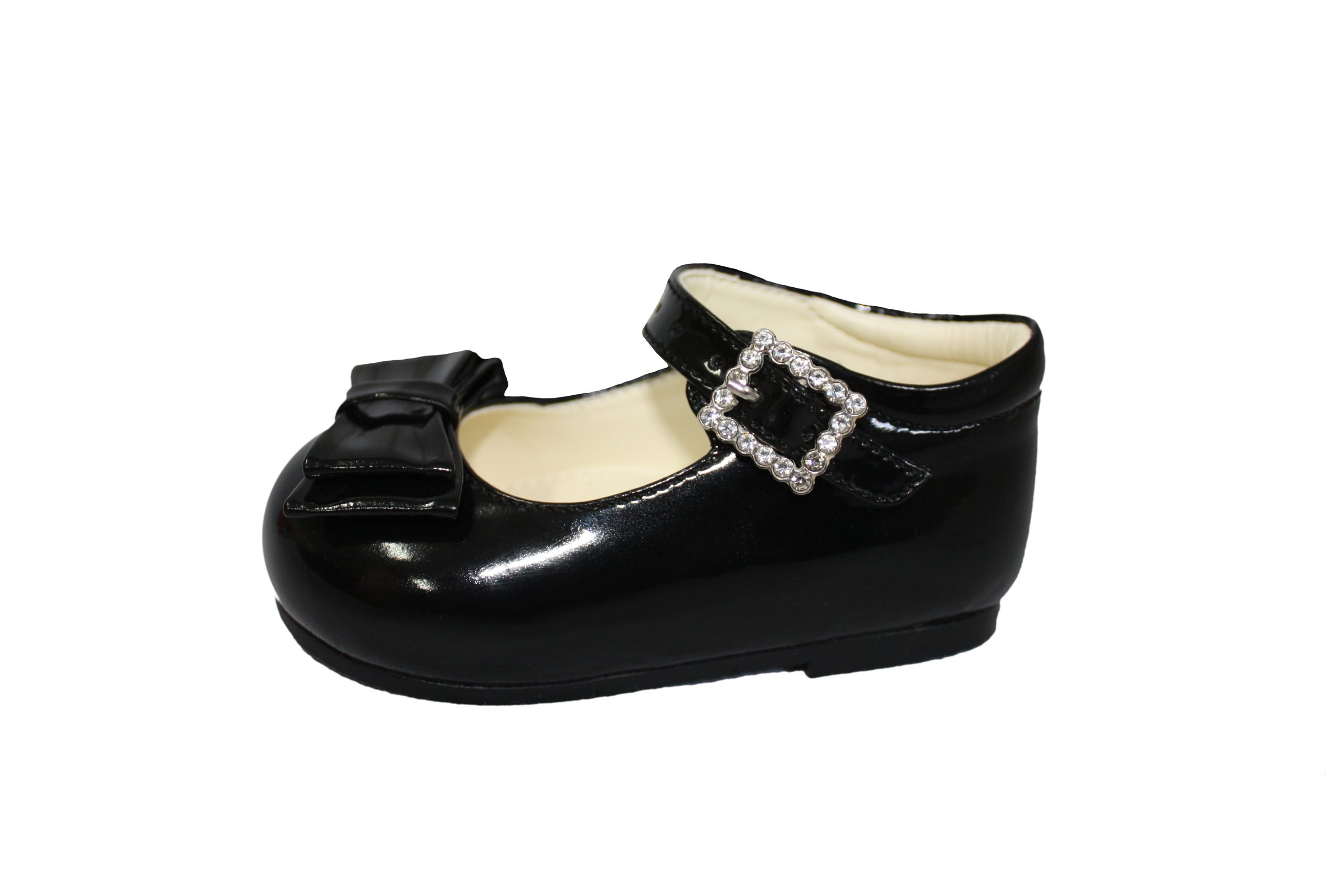 Baby girl cheap black patent shoes