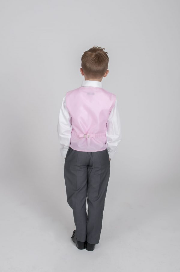 boys pink waistcoat