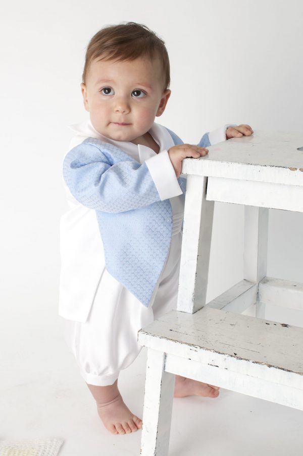 Baby blue christening outlet outfit