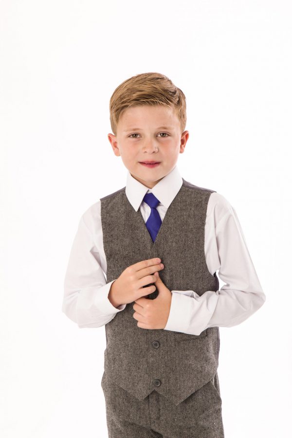 Boys Piece Grey Herringbone Tweed Suit – Suits n Dresses
