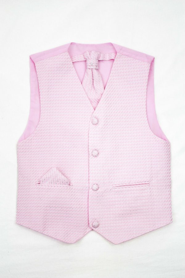 Boys pink clearance waistcoat