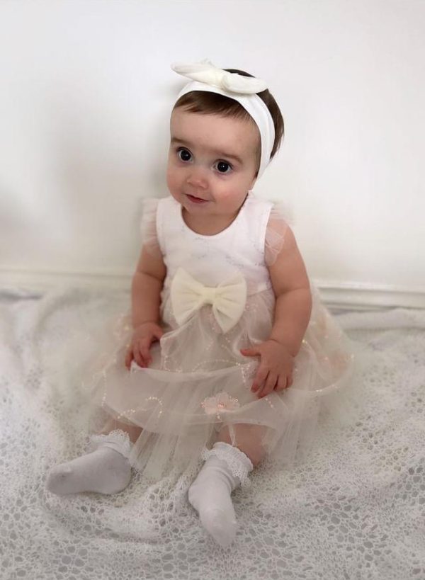 Ivory sales baby dress